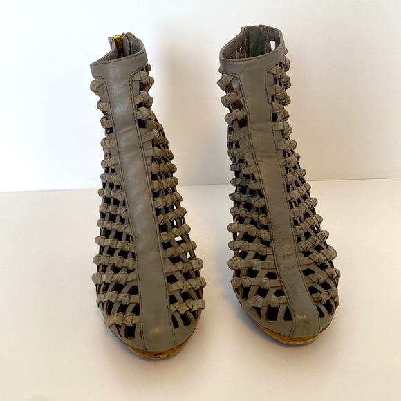 Charlie My Love Grey Booties - Picture 2 of 10